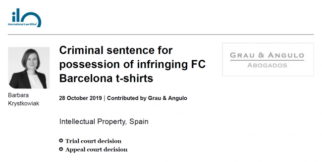 CriminalSentenceFCBarcelonaTshirt